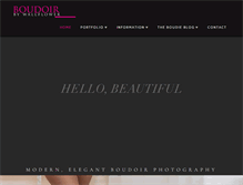 Tablet Screenshot of boudoirbywallflower.com